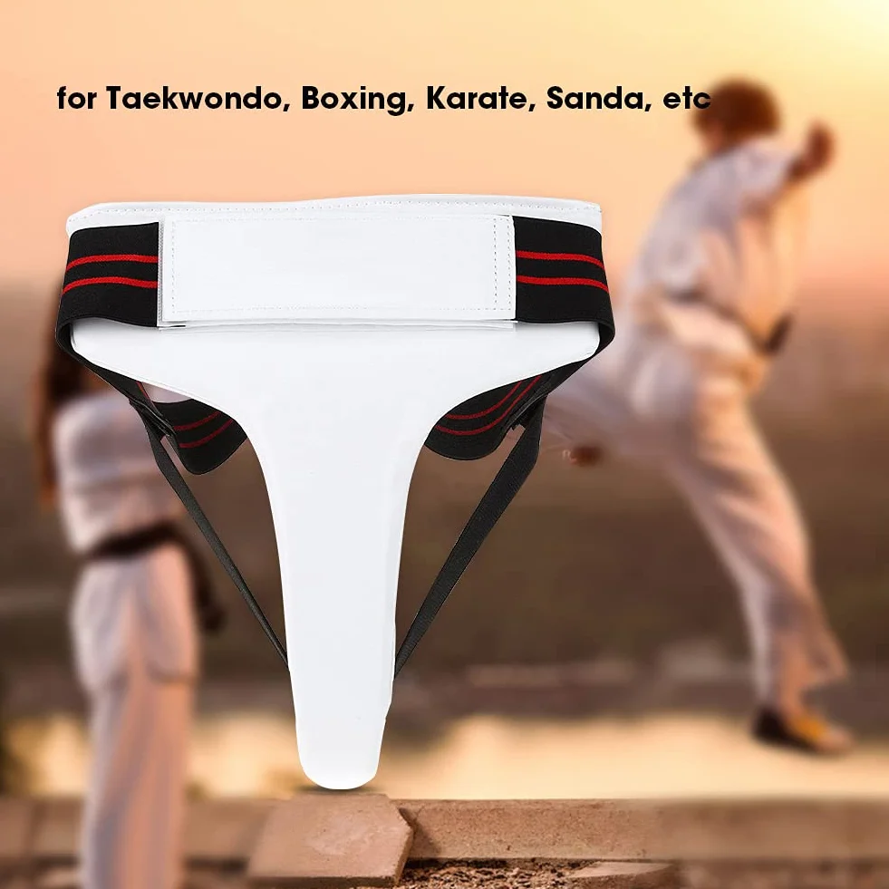 Yosoo Health Gear Protector de Ingle para Mujer, Equipo de Protección Deportiva para Karate, Taekwondo, Kick Boxing, Sanda, Talla L