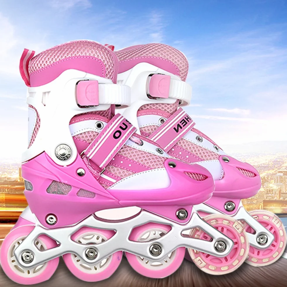 Roller en línea, patines de hielo, 3 en 1 Singer ajustables, modificable patines infantiles ajustables 3 en 1 para niñas y niños y mujeres