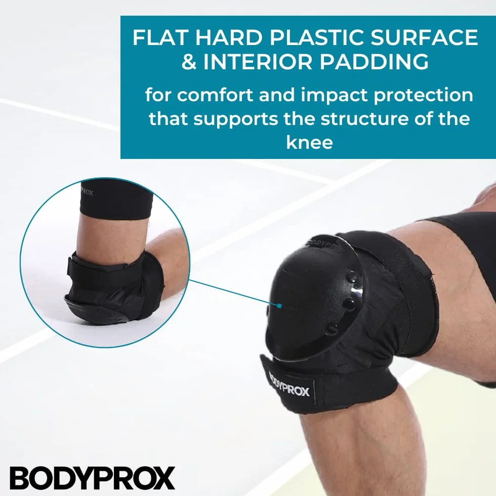 BODYPROX Rodilleras, Coderas y Protectores de muñeca para Patinaje en línea, Skateboarding, Roller Derby, BMX y Patinaje sobre Ruedas.