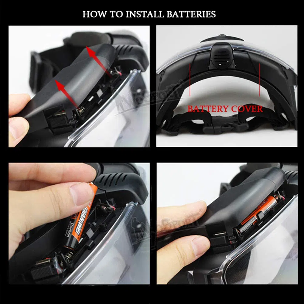 Gafas Antivaho para Airsoft Y Paintball Tácticas para Montar en Casco, Ciclismo, Resistencia, Ventilador Incorporado, Gafas de Protección Uv, Gafas con Lentes de Pc para Caza Al Aire Libre/Ta