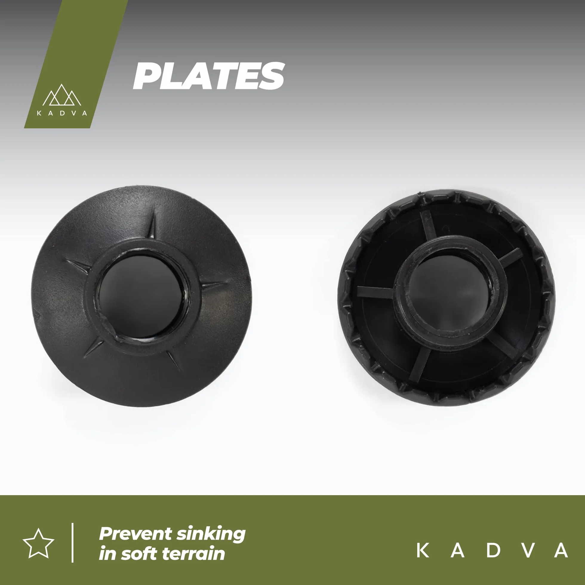 KADVA Bastones de Marcha nórdica HALNA Verde Ajustable 84-135 cm Bloqueo rápido Mango Polipropileno TPR