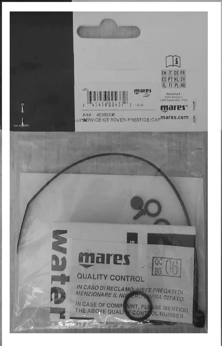 mares service kit ROVER PRESTIGE CARBON CR