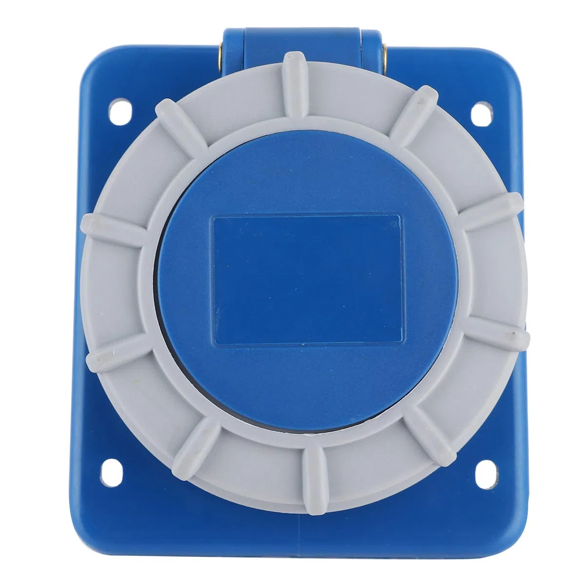 Toma de Montaje en Panel de 16A, Conectores de Alimentación para Tierra Marina, Toma de Corriente para Costa para Barco Abs con Junta Ip67 16A 220-250V para Yate, Caravana,