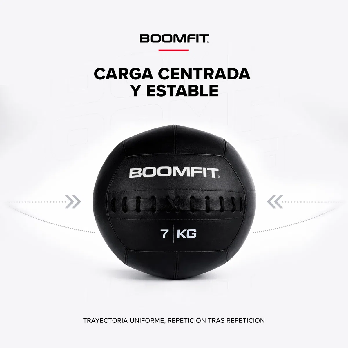 BOOMFIT Wall Ball 2–15 kg | Balón Medicinal Antideslizante Superficie Lisa | Carga centrada Estable | Progresión por Pesos sin Cambiar sensaciones | Crossfit, Funcional y HIIT