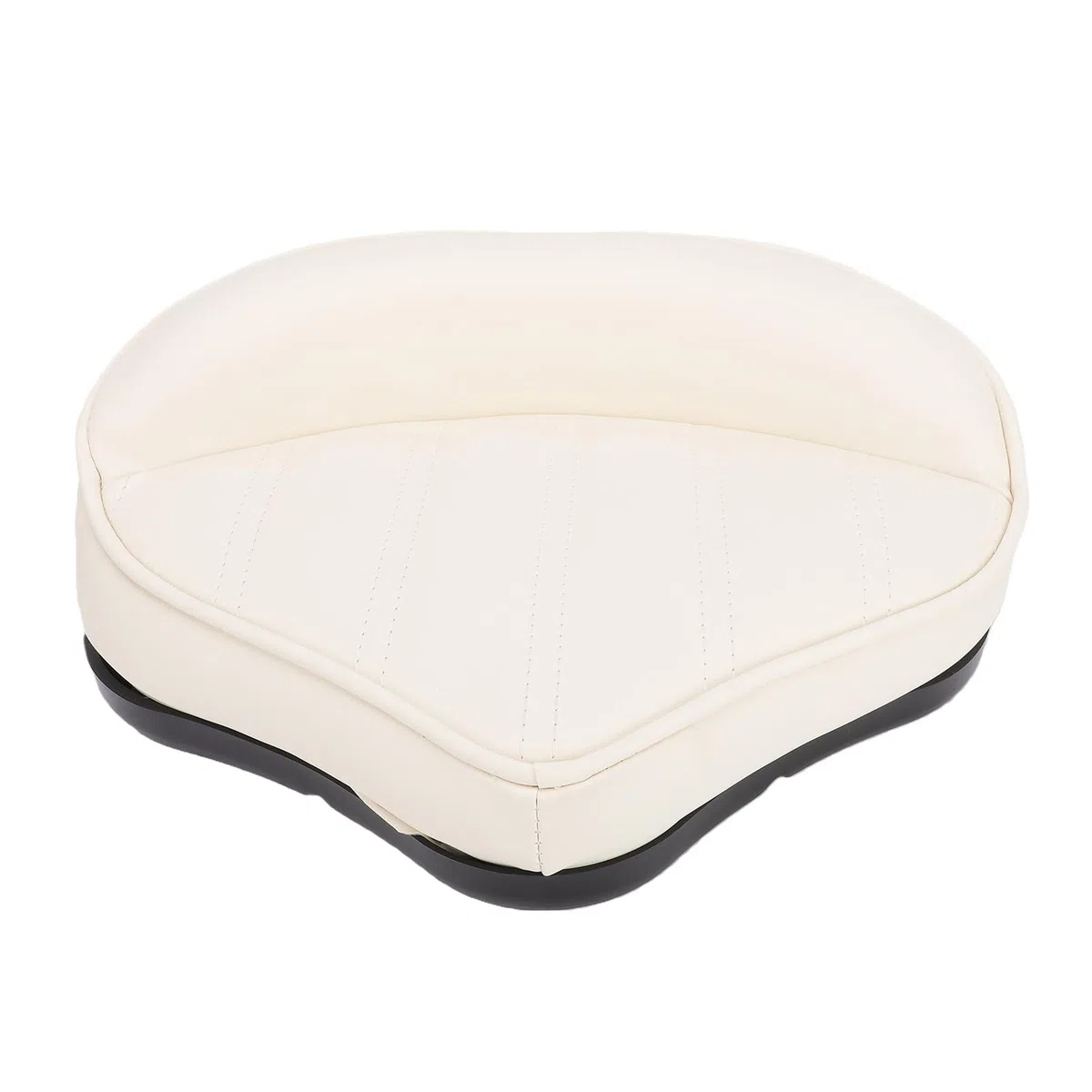 Asiento de Fundición para Barco, Asiento de Espuma de Alta Densidad de Etenilo de Grado Marino, Cómodo y Duradero, para Cubierta de Fundición, Jon Boat (Blanca)
