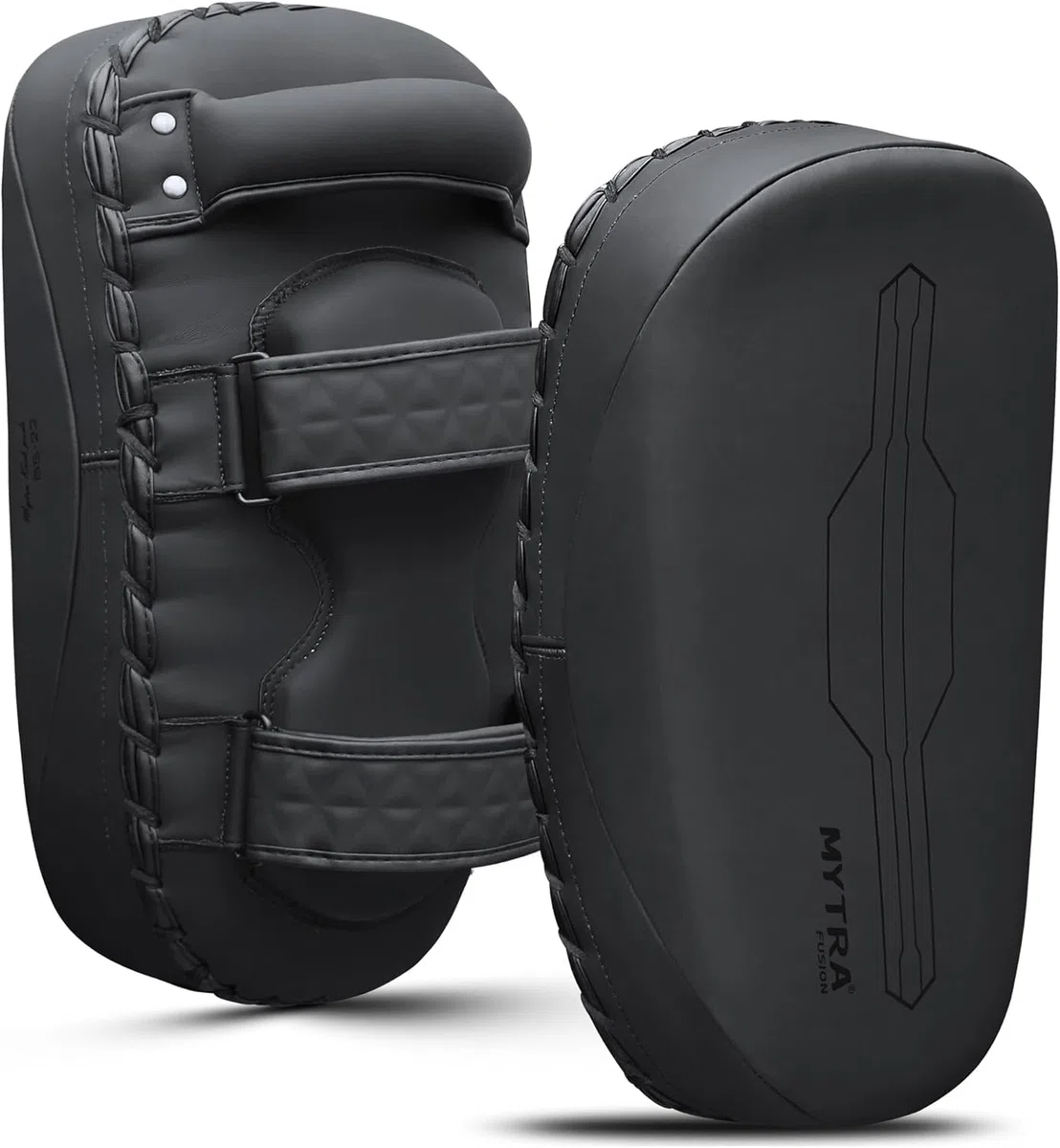Mytra Fusion paos Muay Thai Curvo pao Muay Thai para Artes Marciales, Kickboxing, Taekwondo, Entrenamiento, paos Patadas Muay Thai Pads X 1 Unidad Individual