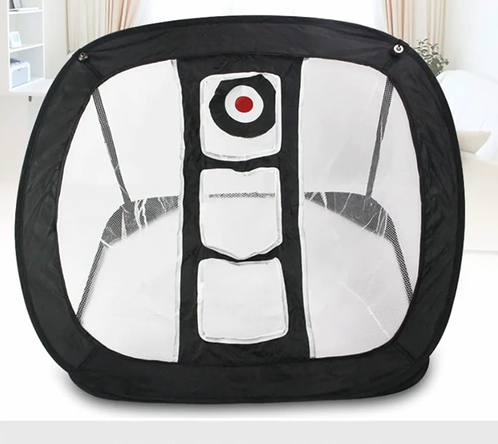 Red plegable para deportes al aire libre, red de práctica de golf, herramienta de práctica de columpio, accesorio de portería de golf