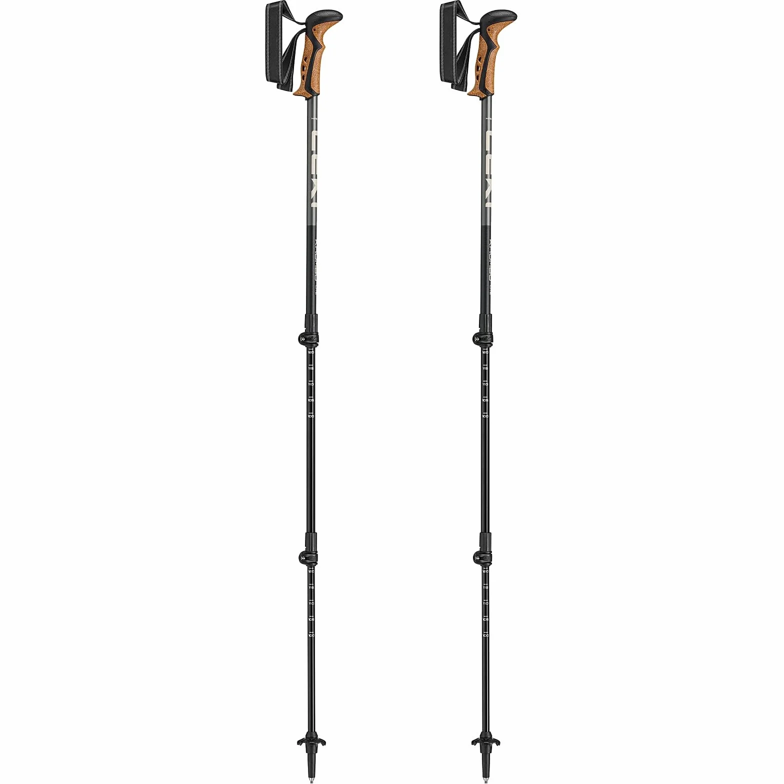 LEKI Khumbu Lite Bastones de Senderismo para Mujer y Hombre | Bastones de Trekking Ligeros y Ajustables de Aluminio con Disco de Trekking
