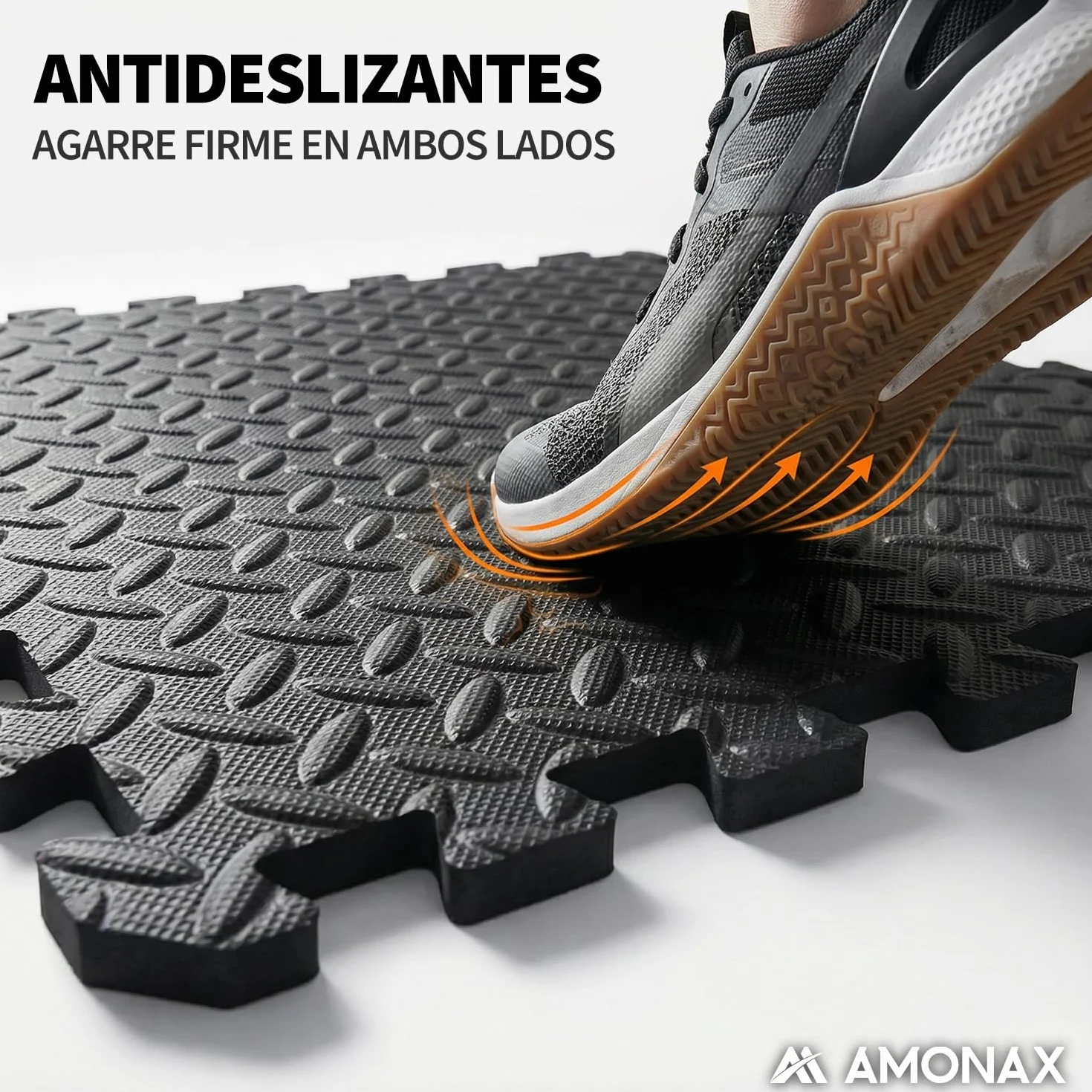 Amonax Suelo Gimnasio Moqueta Puzzle Esterilla Fitness Tatami Baldosas Piso Garaje