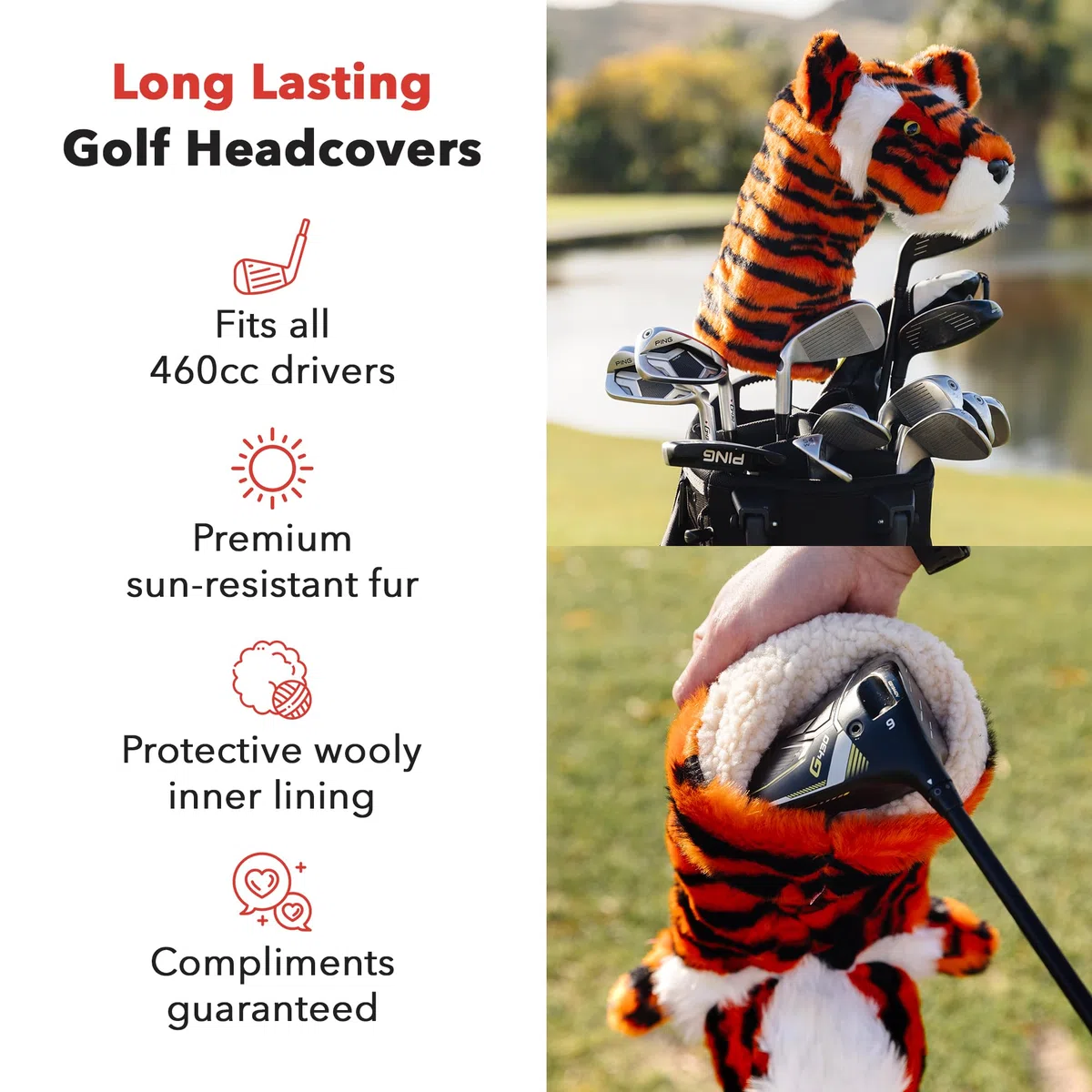 Animales de Head Cover Tiger