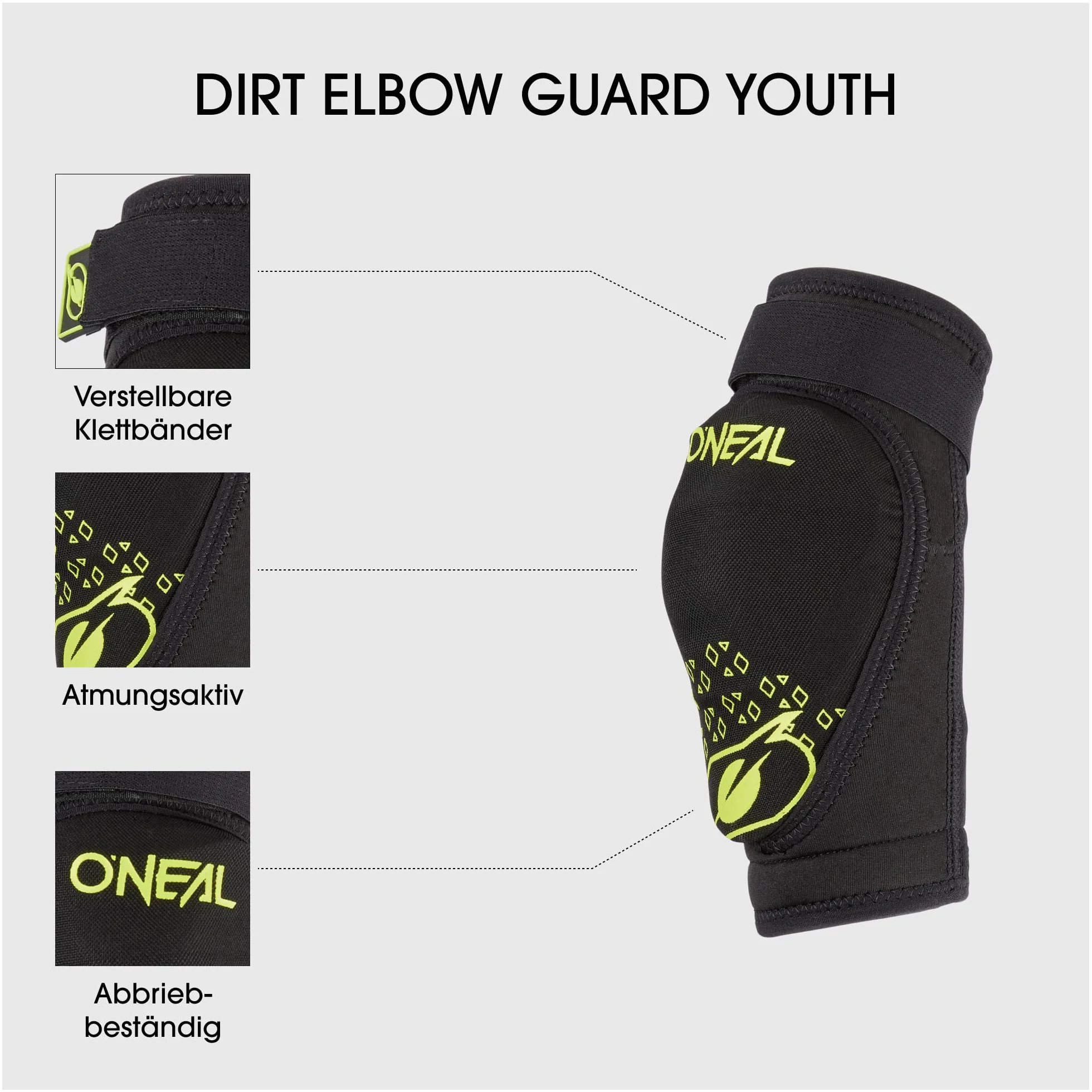 O'Neal 0278-621 Dirt V.23, Niños, Negro/Amarillo, Talla única