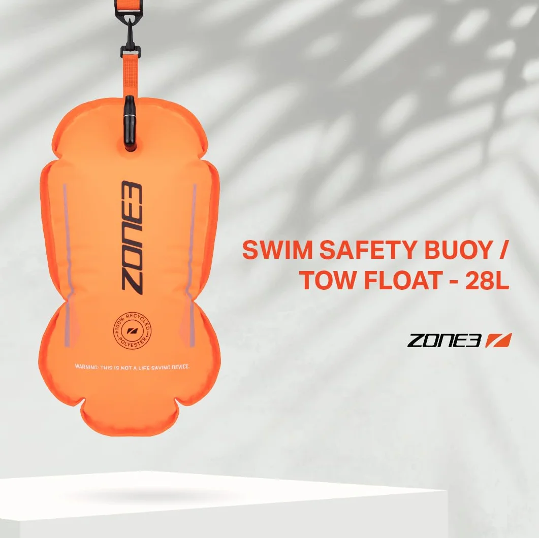 ZONE3 Boya Reciclada de Seguridad para Natación - Boya Unisex Adulto