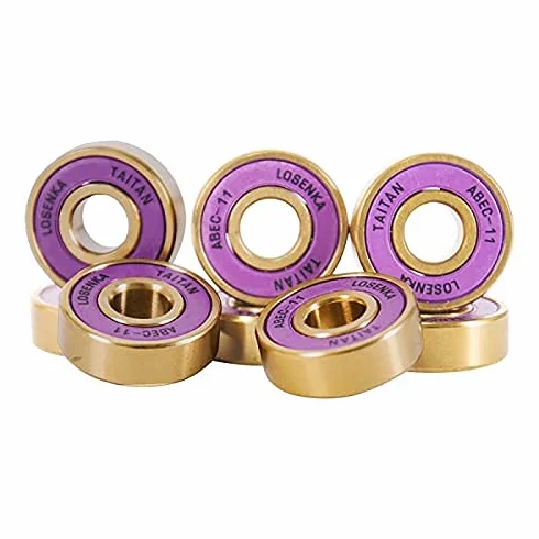 Rodamientos ABEC 11 608 22x8x7 mm Titanio alta precisión para Skateboard Longboard