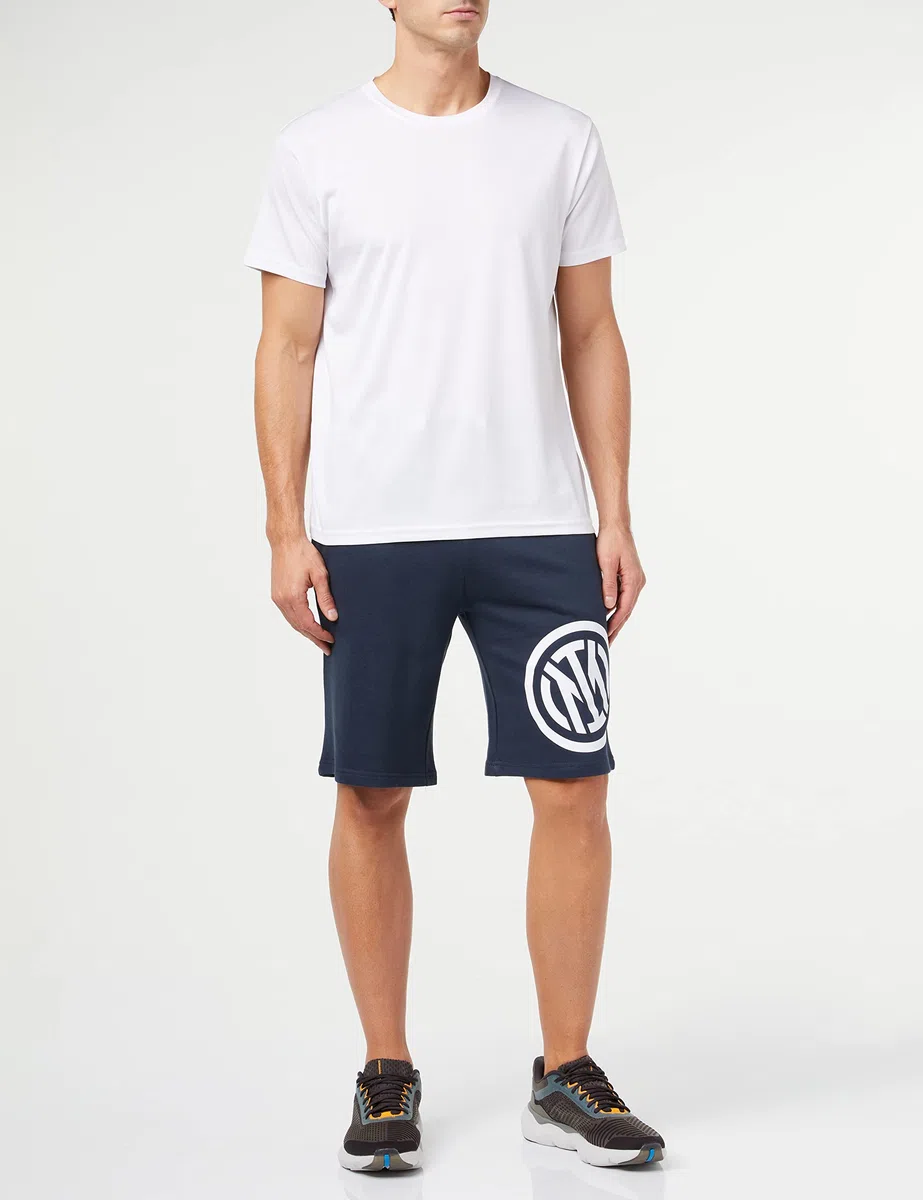 Inter I M New Logo Short - Pantalones Cortos Informales Unisex Adulto