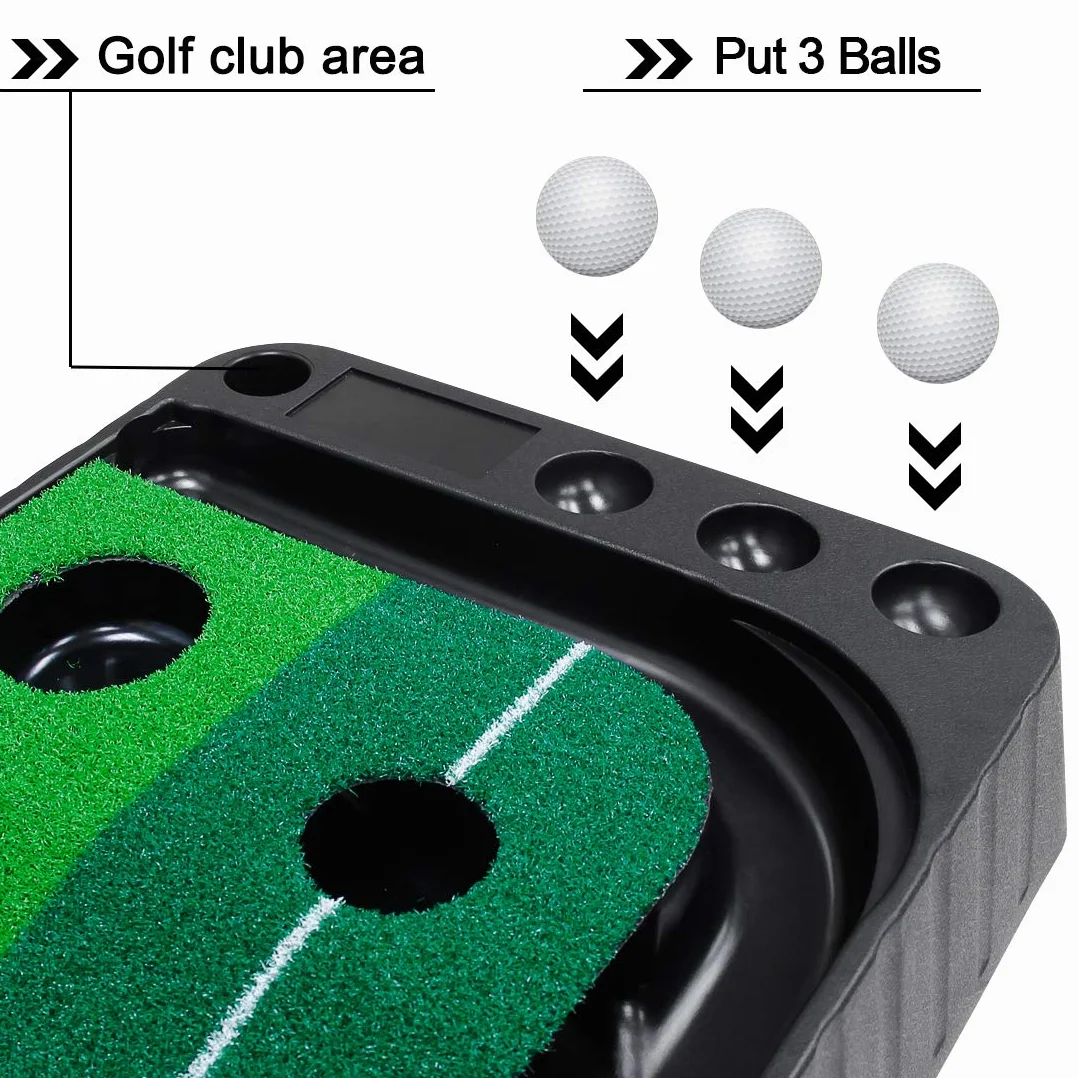 Signstek Tapete de entrenamiento de golf para interiores y exteriores