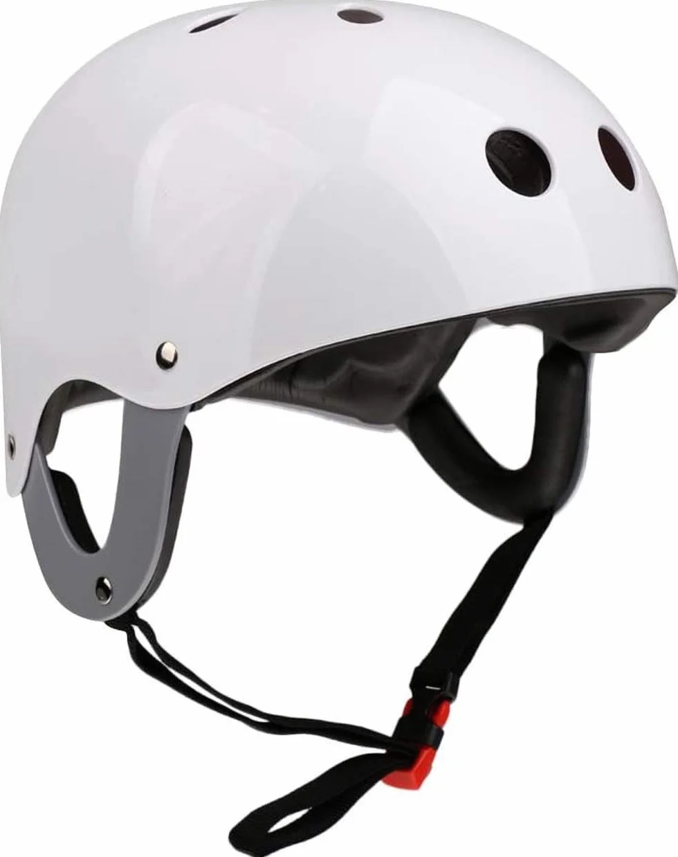 Casco de seguridad para deportes acuáticos kayak kitesurf windsurf vela patinaje 57-62 cm blanco