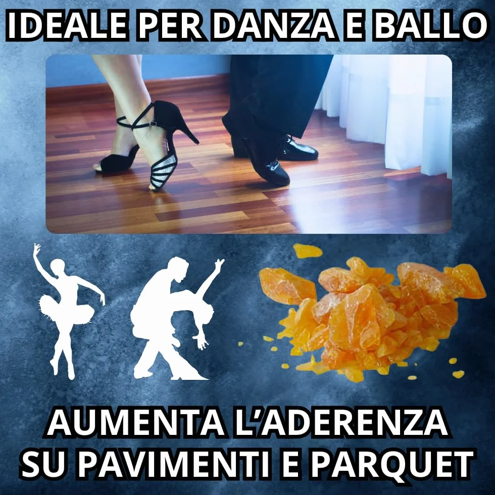 Pece Griega Colofonia Antideslizante Puntas Danza Clásica Grip Pole Dance Resina fricción Suelos Pece para violín Violonchelo Contrabajo Tejidos (2000 Gramos)