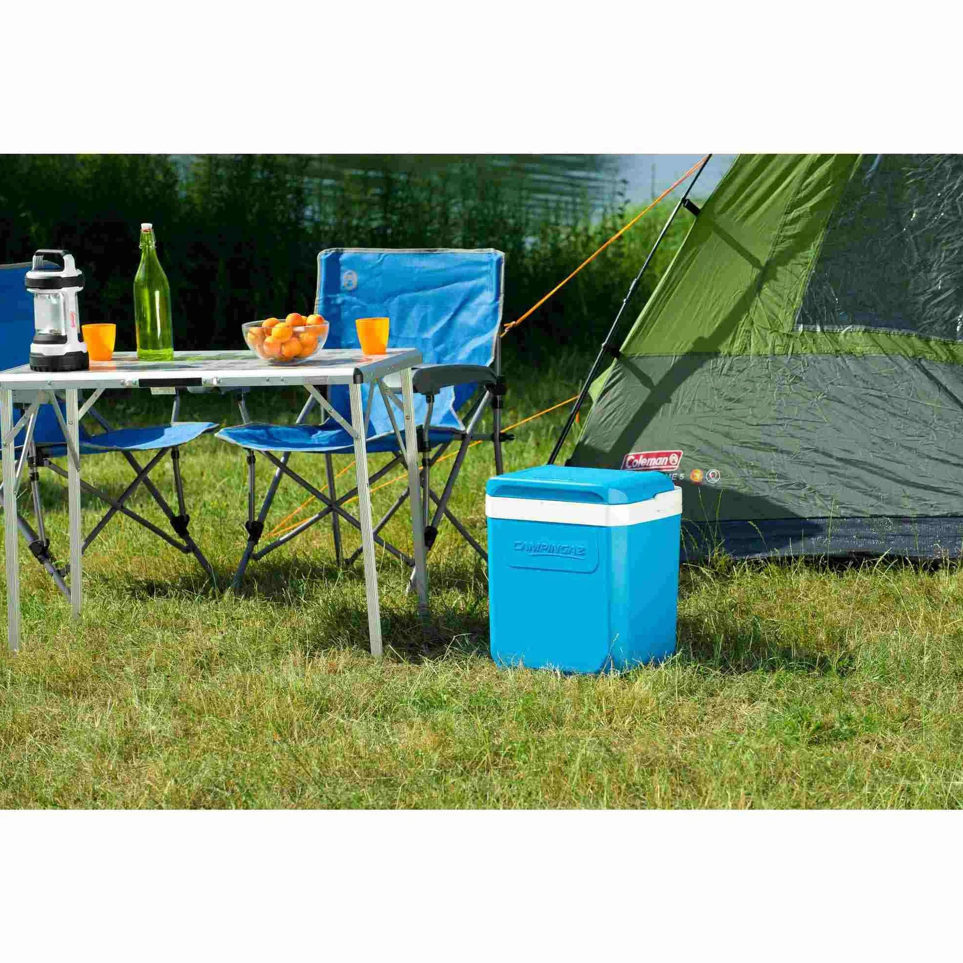 Campingaz Icetime Plus 26L, nevera pasiva, termo con capacidad de 26L, nevera con relleno de espuma de PU que mantiene los alimentos y bebidas frescos hasta 24 horas