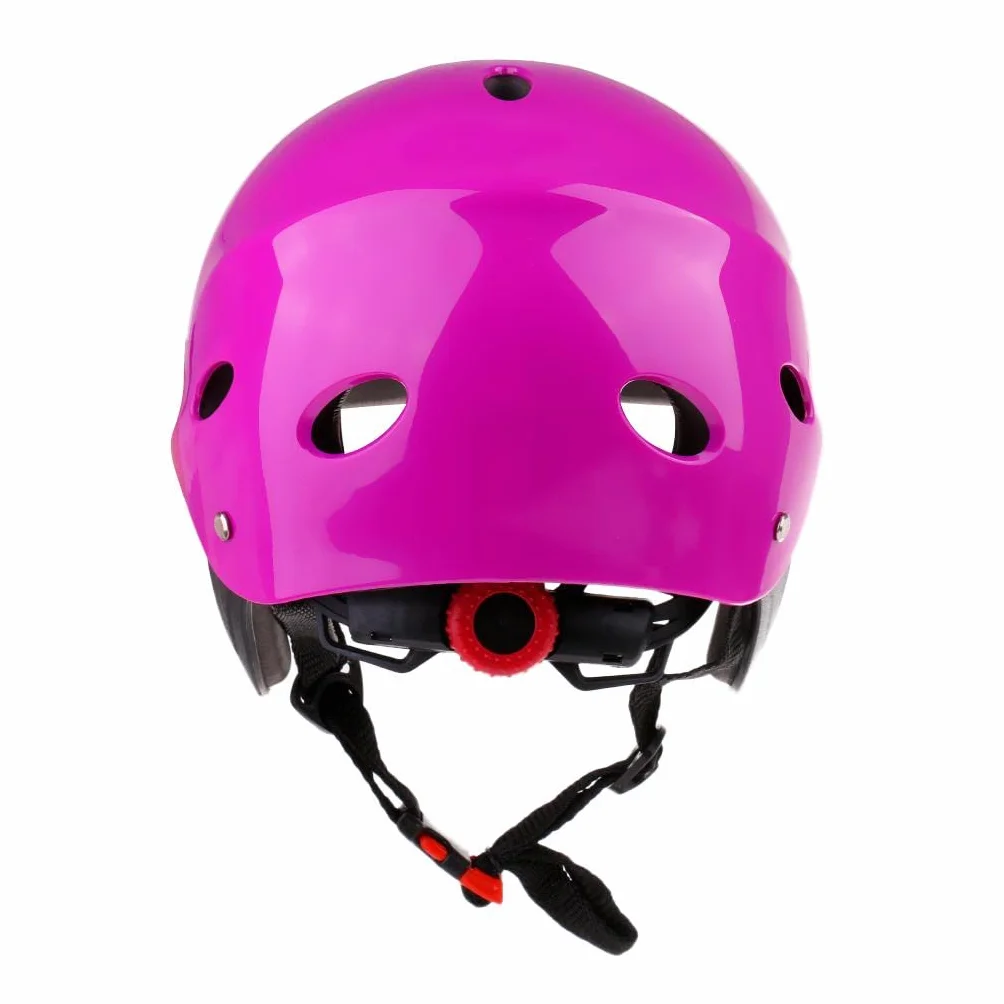 Casco de seguridad para deportes acuáticos wakeboard kayak canoa con protector de oídos verde talla L