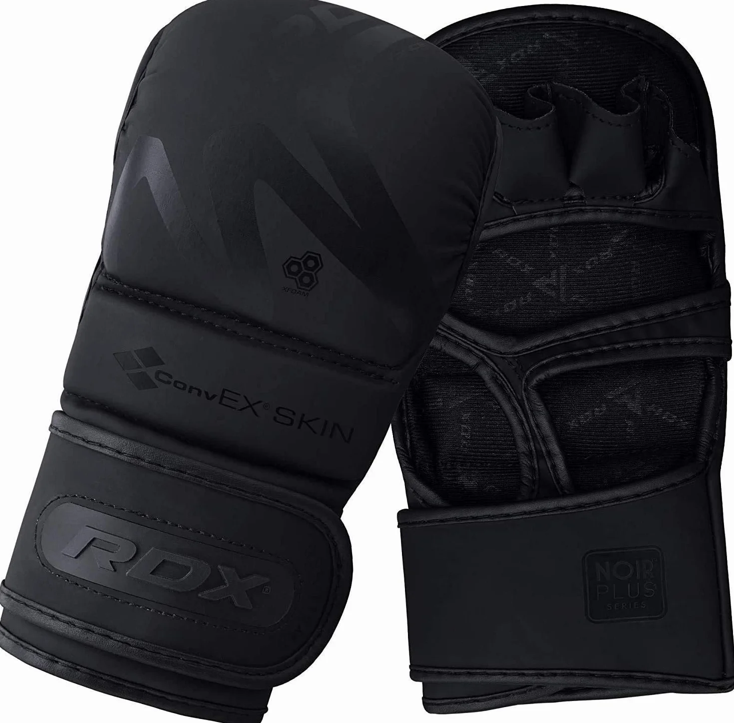 RDX Guantes MMA Entrenamiento Convex Skin Sparring para Boxeo Muay Thai Kickboxing