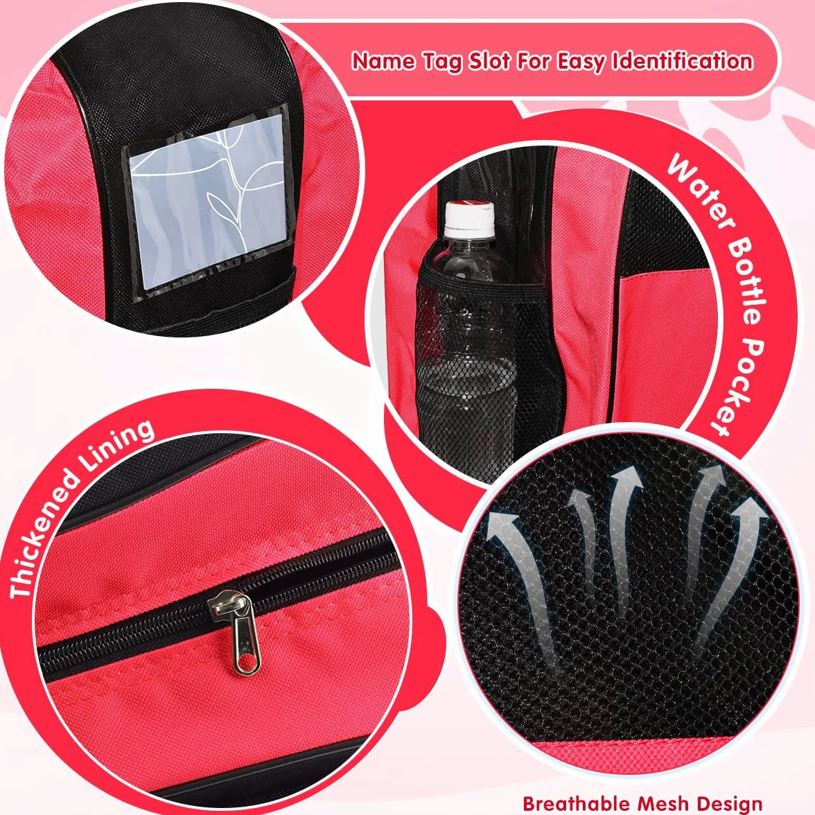 Bolsa para Patines En Linea Infantil Mochila 3 Compartimentos con Casco y Protecciones