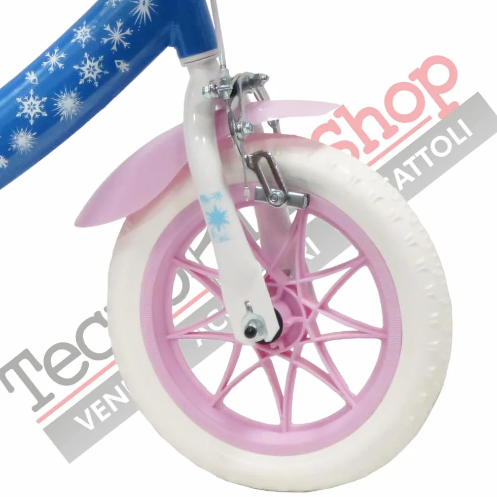 TECNOBIKE SHOP - VENDITA ACCESSORI GIOCATTOLI Bicicleta para Niña Bicicleta Denver Albri Frozen - Talla 12 pulgadas