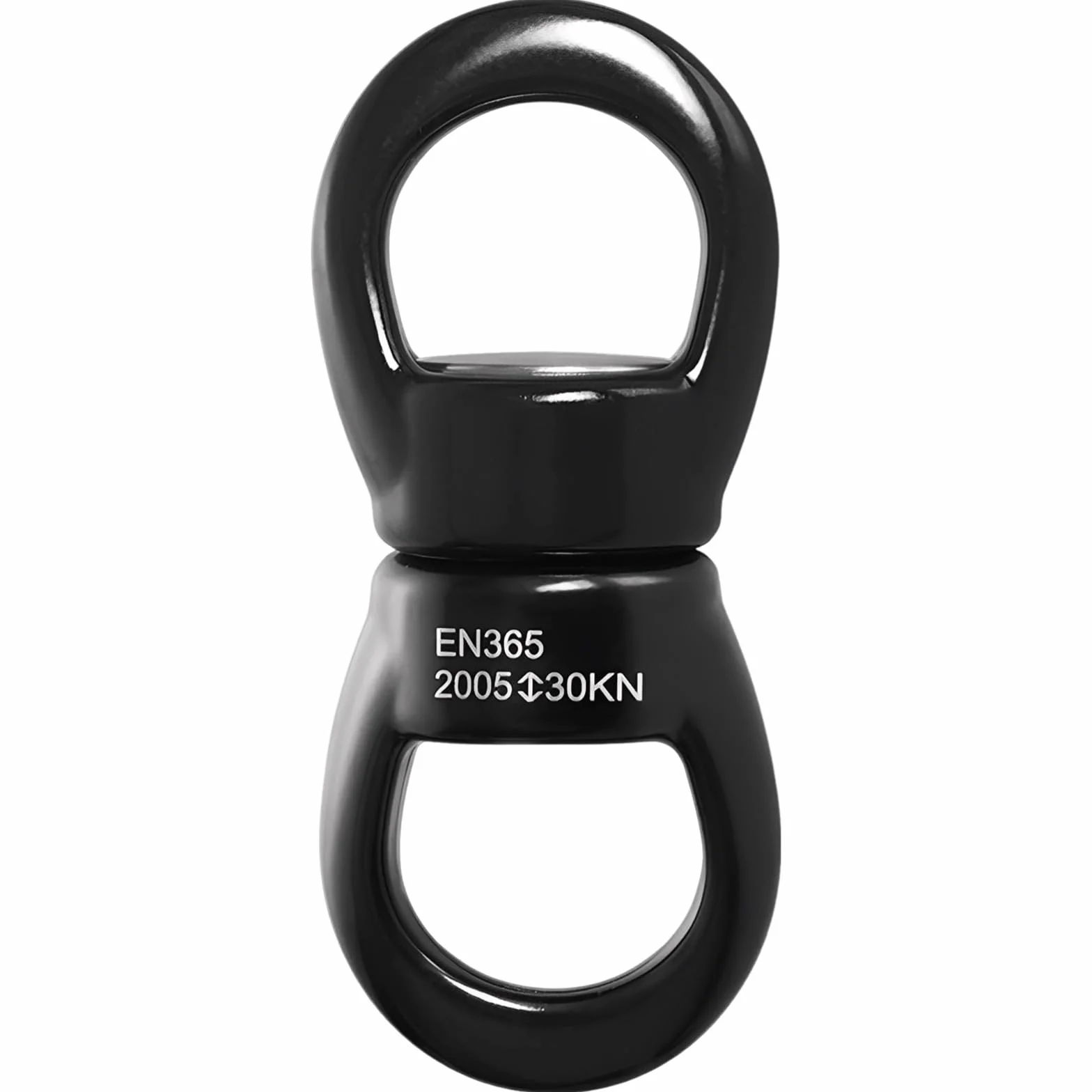 Giratorio de escalada de aleación de aluminio 30 kN, rotador de aparejo redondo 4.1 x 1.7 pulgadas para baile aéreo, yoga, escalada en roca
