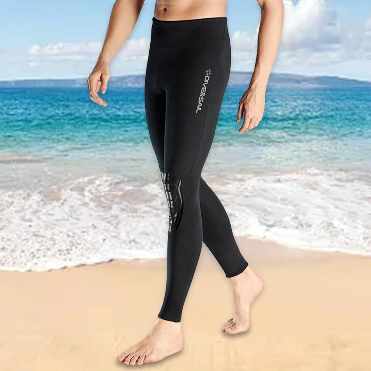 rockible Pantalones de Traje de Neopreno, Pantalones de Buceo, Pantalones de Surf de Neopreno de 1,5mm para Snorkel, natación, piragüismo