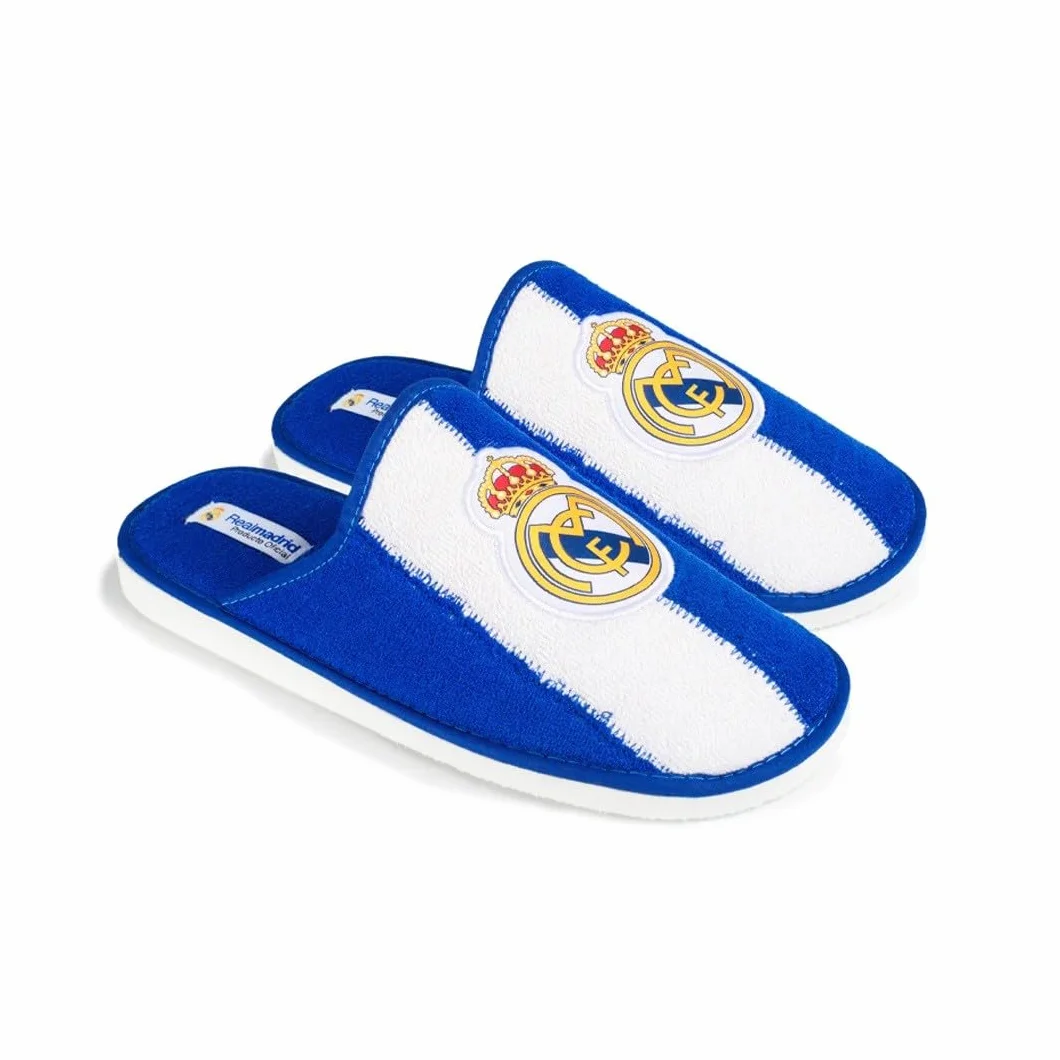 MARPEN SLIPPERS Zapatillas Para Casa Hombre Real Madrid CF Oficiales – Suela Flexible EVA Reciclada, Antideslizantes, Lavables