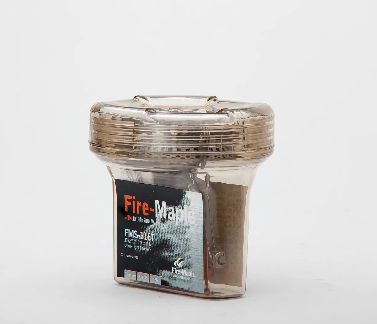 Fire-Maple Estufa de Camping Plegable Titanio Hornillo Camping Gas Portátil Quemador para Picnic Acampada Senderismo Mochilero 2300W con Encendido Piezoeléctrico Mini Estufa de Gas Ultraligera