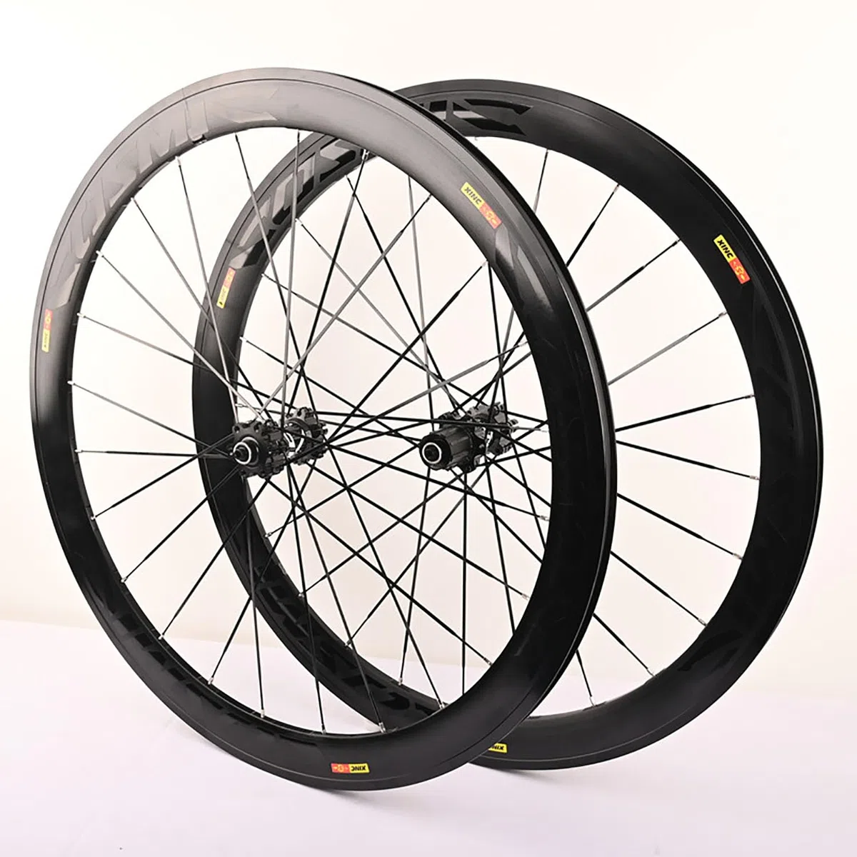 Juego de Ruedas para Bicicleta de Carretera 700C*40/50MM Aleación de Aluminio C/V/Llanta de Freno de Disco 20H Buje para 7 8 9 10 11 Velocidad Juego de Ruedas