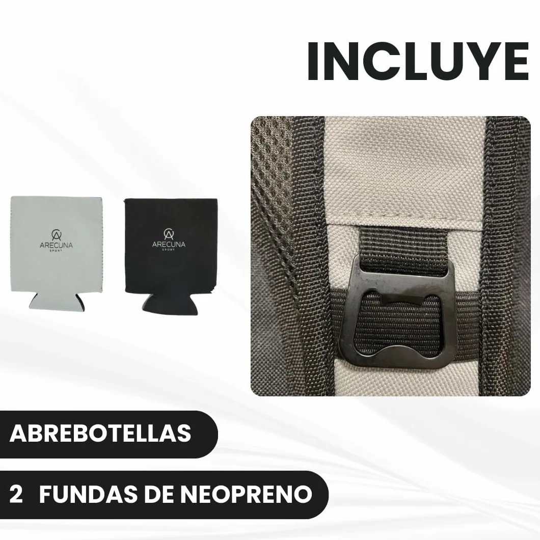 Mochila Nevera 28L Impermeable, Bolsa Térmica Isotérmica Portátil para Playa, Picnic, Camping y Excursiones