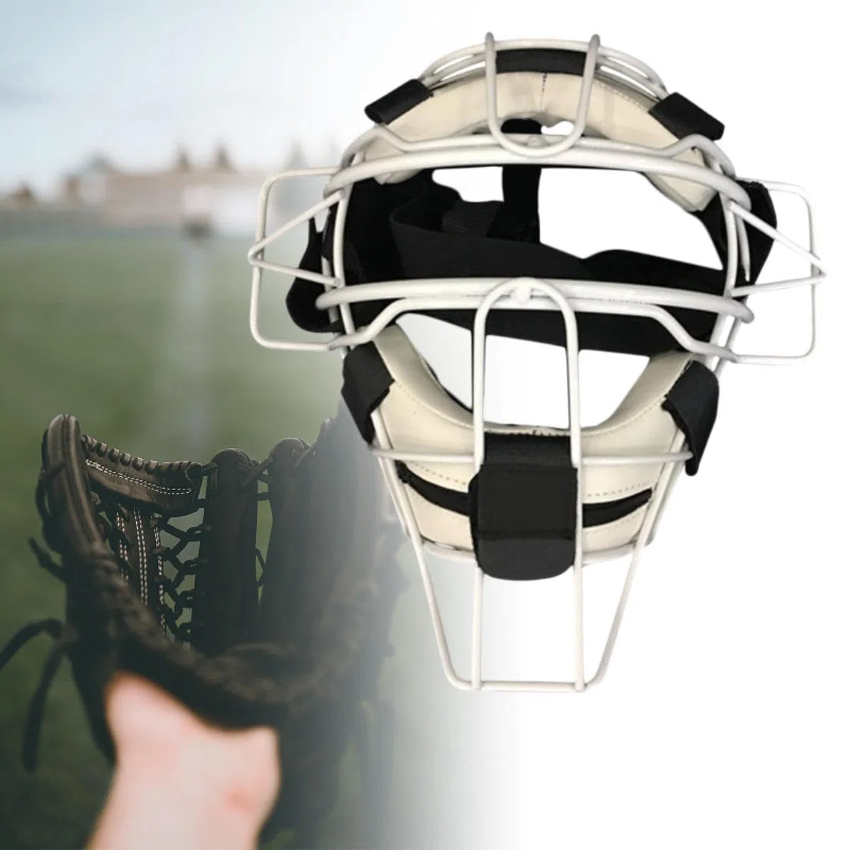 Casco para Receptor de Béisbol con Máscara Facial Integrada