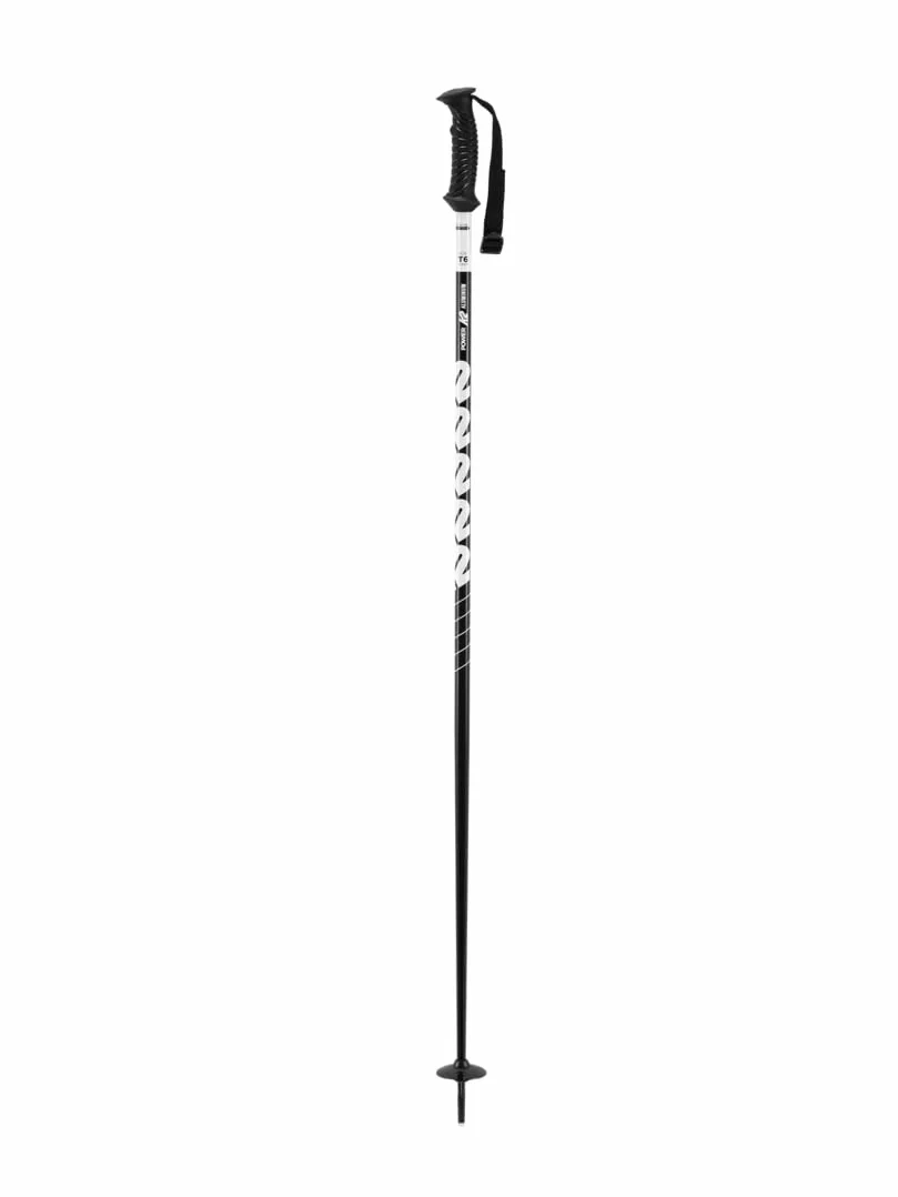 K2 Men's Power Aluminium Black Ski Poles