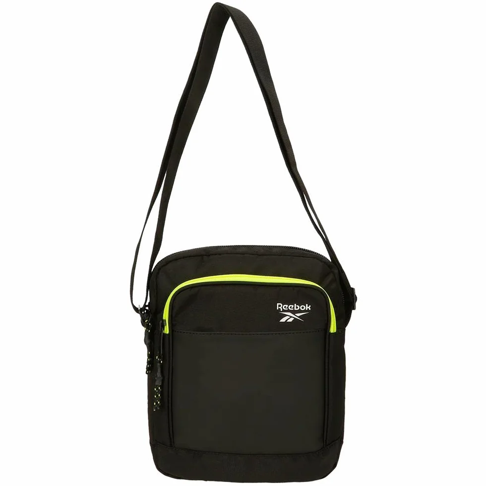 Reebok Hamilton Bandolera Grande Negro 17x22x8 cm Poliéster