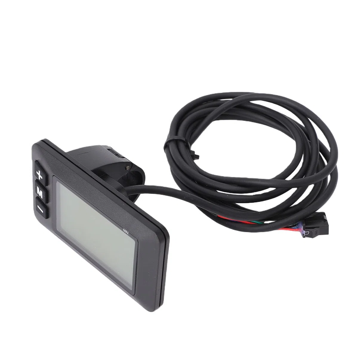 Luocute Medidor de Pantalla LCD para Bicicleta Eléctrica, Panel de Control de Bicicleta Eléctrica con Conector Impermeable, para Modificación de Scooter Eléctrico y