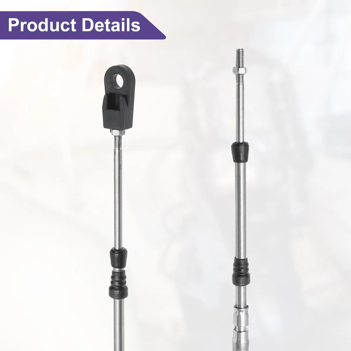 QUARKZMAN 2 Piezas de Cable de Control de Acelerador para Barco Marino de 300cm 10Ft 33C/3300 Negro