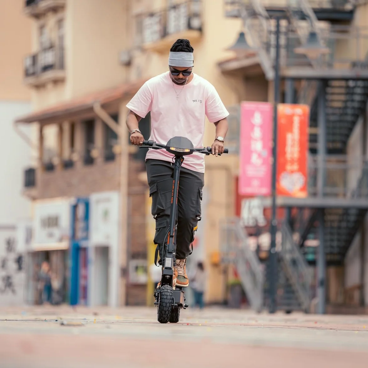 KUKIRIN G2 Patinete Eléctrico para Adultos Homologado DGT, 500W, 25 km/h, Batería 48V 15,6Ah, Autonomía hasta 65 km, Neumáticos Tubeless de 10 Pulgadas, Suspensión Delantera y Trasera, Frenos de Disco