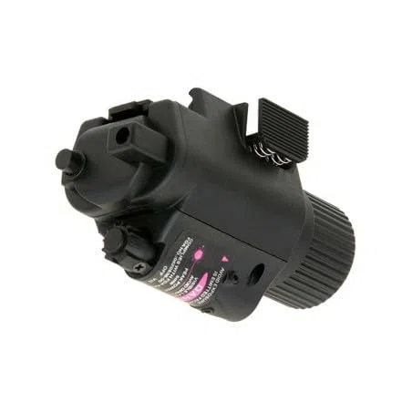 Trimax Linterna táctica con mira punto rojo integrado | Uso exclusivo deportivo. Linterna tipo laser para pistolas de aire y airsoft.