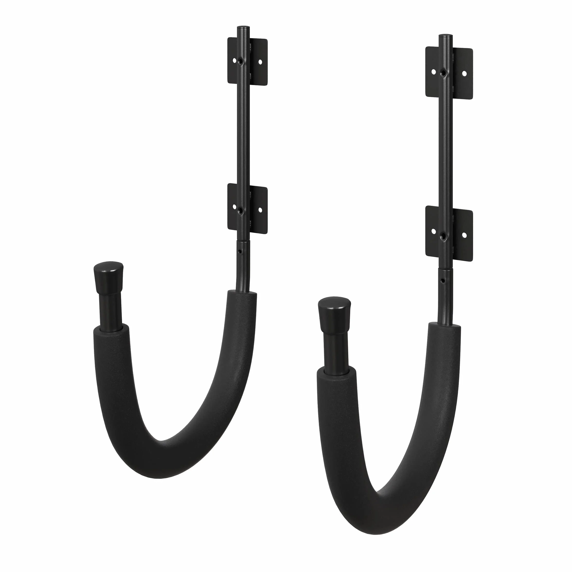 RAD Sportz Ganchos de pared para kayak, capacidad de 100 libras, almacenamiento para garaje o cobertizo, color negro