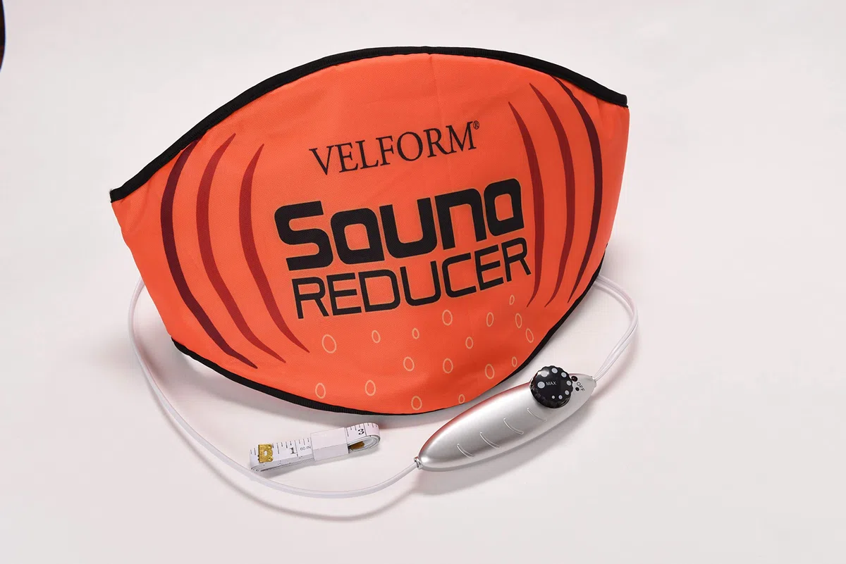 VELFORM Faja Reductora adelgazante Sauna Reducer, Sistema Reductor de Grasa, Adelgaza y estiliza Cintura, Abdominales, Estómago, Piernas, Caderas, Fitness en Casa, Unisex