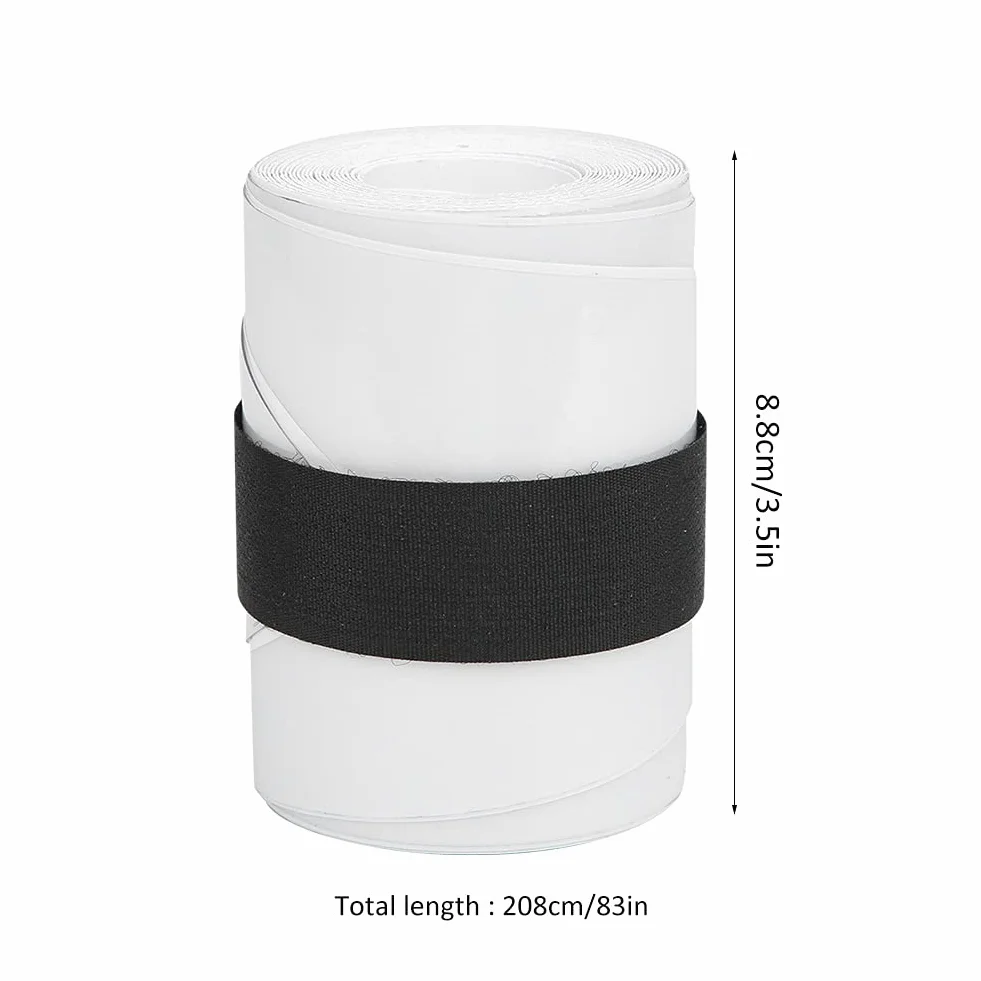 BORDSTRACT 2 PCS PVC Paddle Board Rail Tape 3.5" x81.9" Stand Up Paddle Board Rail Savers Surfboard Edge Protection Tape Transparent Honey Comb Design