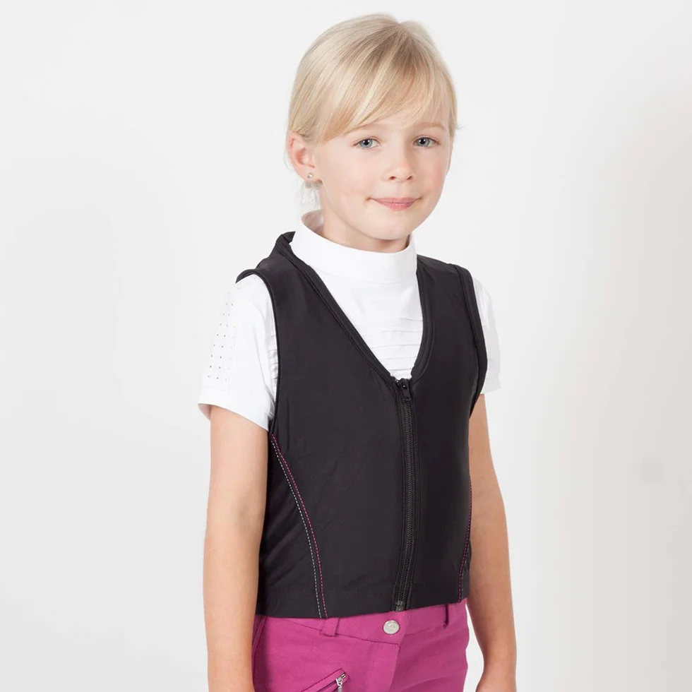 PFIFF 102842 - Protector de espalda para niños, talla S, color negro y azul