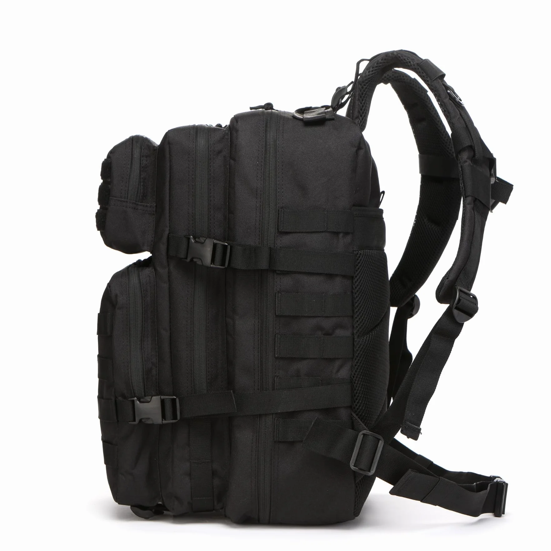 Mochila De Pesca Impermeable 50 Litros Nailon Táctica Militar Senderismo Negro