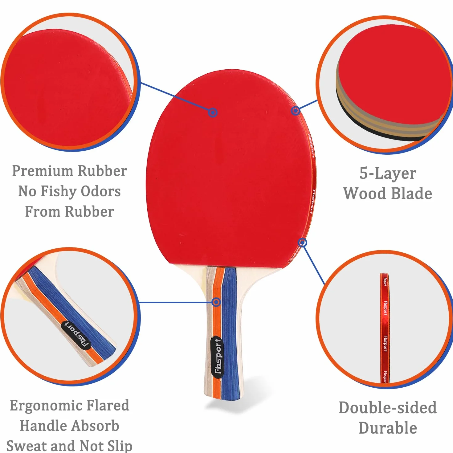 Sets de Ping Pong Portátil con 4 Raquetas, Red Retráctil, 8 Palas y 1 Bolsa de Transporte, Tenis de Mesa Set para Interior Exterior Niños Adultos
