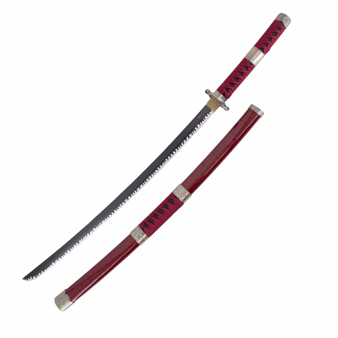 Réplica de Katana Japonesa en Bambú Modelo Sandai Kitetsu Zoro One Piece 107 Cm