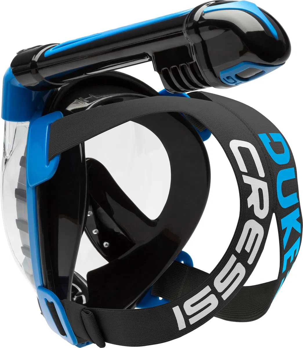 CRESSI Duke Full Face Snorkel Dry Mask - Large Vision Full Face Mask with Snorkel Dry, Unisex