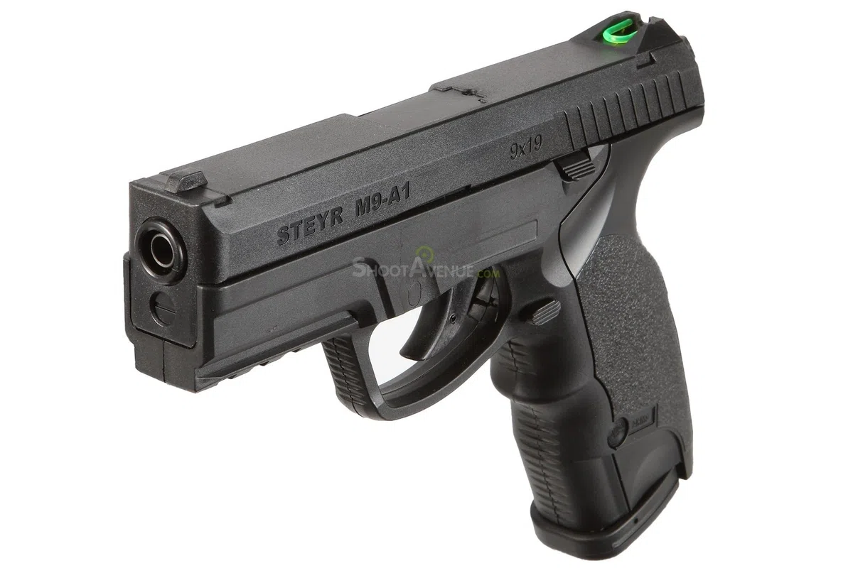 Pistola semiautomatica Airsoft Steyr M9-A1 6mm Co2. 2 Julios de Potencia.