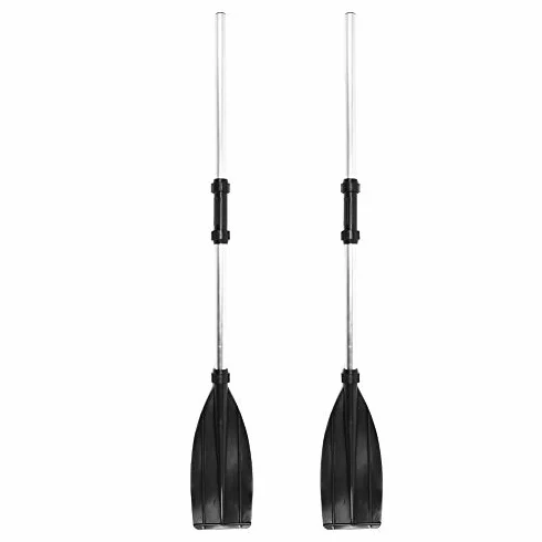 Aramox Remos Kayak Aleación Aluminio Desmontables 125 cm Flotantes Portátiles Pala Ancha Canoa Balsa Moto Acuática