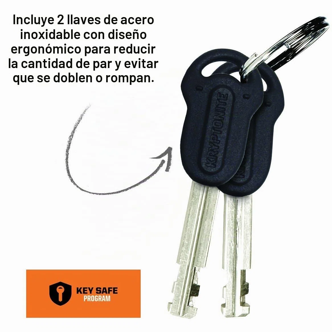 Antirrobo U KryptoLok Mini 7-8.2cmx17.8cm Incuye Soporte